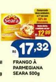 Bramil Supermercados Frango à parmegiana seara oferta