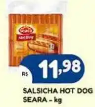 Bramil Supermercados Salsicha hot dog seara - kg oferta