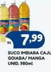Suco imbira caju goiaba- manga unid.