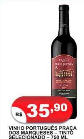 Bramil Supermercados Vinho português praça dos marqueses - tinto selecionado oferta