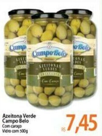 Atacadão Azeitona Verde Campo Belo 500g oferta
