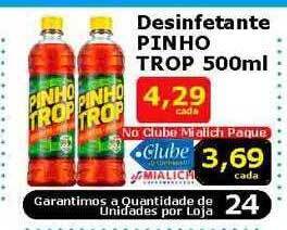 Mialich Supermercados Desinfetante pinho trop oferta