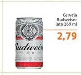Sonda Cerveja budweiser lata oferta