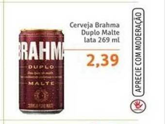 Sonda Cerveja brahma duplo malte lata oferta