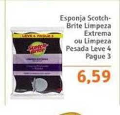 Esponja scotch brite limpeza extrema ou limpeza pesada leve 4 pague 3