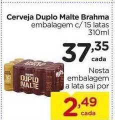 Carrefour Cerveja duplo malte brahma oferta
