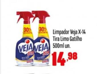 Rede Top Limpador veja x-14 tira limo gatilho oferta