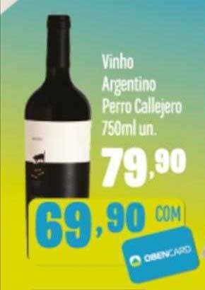 Rede Top Vinho argentino perro callejero oferta