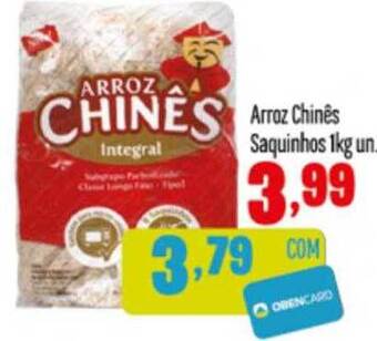 Rede Top Arroz chinês saquinhos oferta
