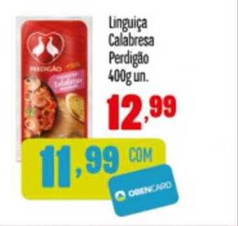 Rede Top Linguiça calabresa perdigão oferta