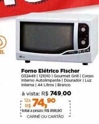 Lojas TaQi Forno elétrico fischer oferta