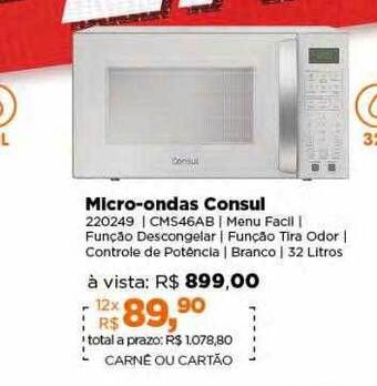 Micro-ondas consul