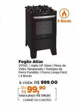 Lojas TaQi Fogão atlas oferta