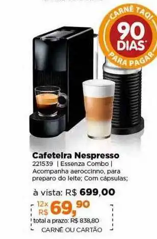 Cafeteira nespresso