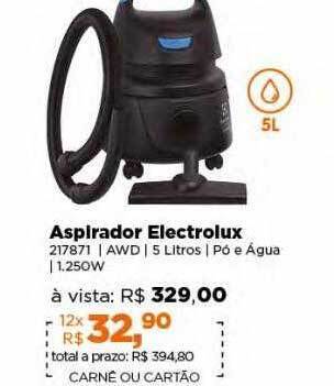 Lojas TaQi Aspirador electrolux oferta