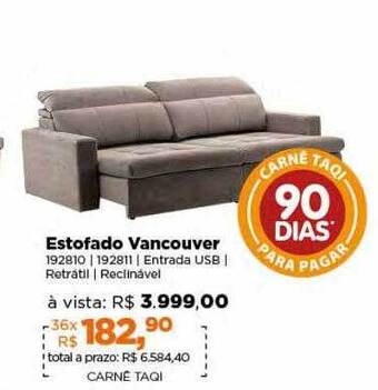 Lojas TaQi Estofado vancouver oferta