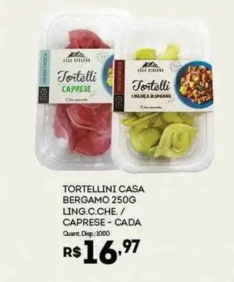 Bistek Supermercados Tortellini casa bergamo ling.c.che. caprese cada oferta