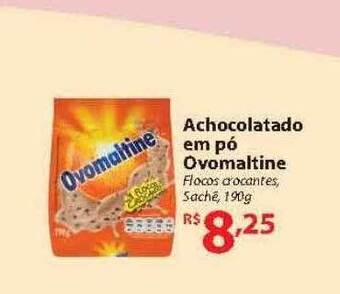 Nacional Achocolatado em pó ovomaltine oferta