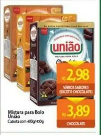 Atacadão Mistura para Bolo Uniao 400g/450g oferta