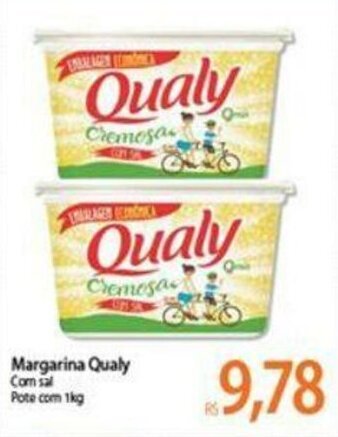 Atacadão Margarina Qualy 1kg oferta