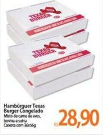Atacadão Hamburguer Texas Burger Congelado oferta