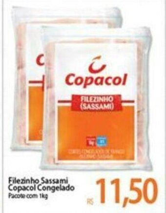 Atacadão Filezinho Sassami Copacol Congelado 1kg oferta