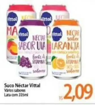 Atacadão Suco Nectar Vittal 335ml oferta