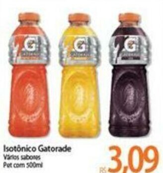 Atacadão Isotonico Gatorade 500ml oferta
