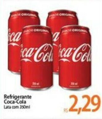 Atacadão Refrigerante Coca Cola 350ml oferta