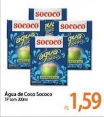 Atacadão Agua de Coco Sococo 200ml oferta