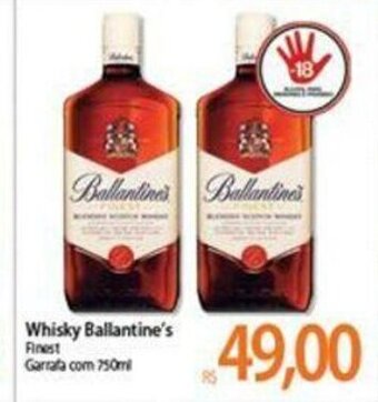 Atacadão Whisky Ballantine's Finest 750ml oferta