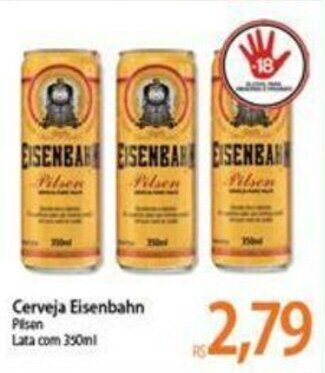 Atacadão Cerveja Eisenbahn 350ml oferta