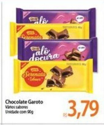 Atacadão Chocolate Garoto 90g oferta