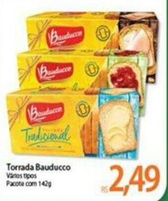 Atacadão Torrada Bauducco 142g oferta