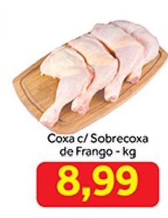 Shibata Supermercados Coxa c/ Sobrecoxa de Frango 1kg oferta