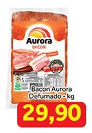 Shibata Supermercados Bacon Aurora Defumado 1kg oferta