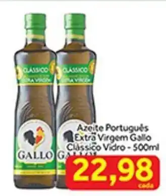Shibata Supermercados Azeite Portugues Extra Virgem Gallo Classico Vidro 500ml oferta