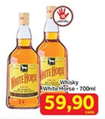 Shibata Supermercados Whisky White Horse 700ml oferta