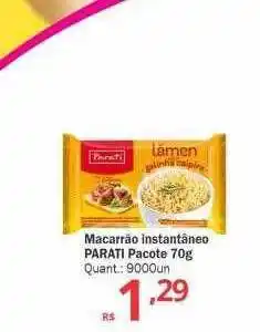Macarrão instantâneo parati pacote