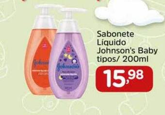 Confiança Supermercados Sabonete líquido johnson's baby tipos oferta
