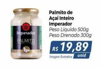 Hiper Moreira Palmito de açaí inteiro imperador oferta