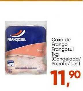 Imec Supermercados Coxa de frango frangosul oferta