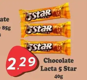 Chocolate lacta 5 star