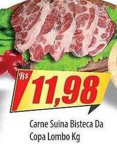 Preço Certo Carne suína bisteca da copa lombo oferta