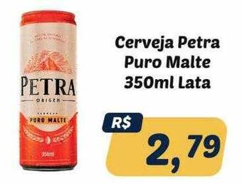 Cerveja petra puro malte lata