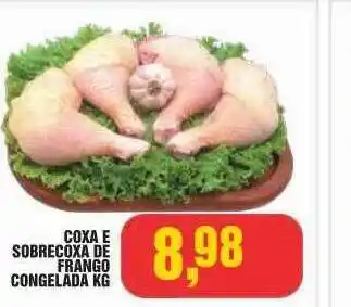 CoopBom Coxa e sobrecoxa de frango congelada oferta