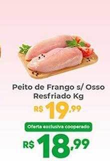 Coocerqui Peito de frango s osso resfriado oferta
