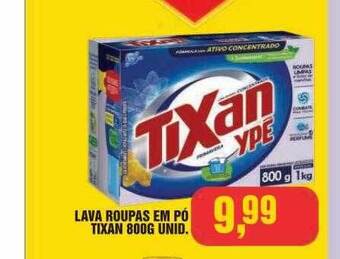 CoopBom Lava roupas em pó tixan oferta
