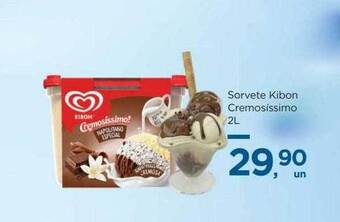 Super São Luiz Sorvete kibon cremosíssimo oferta