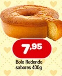 Costazul Supermercados Bolo redondo sabore 400g oferta